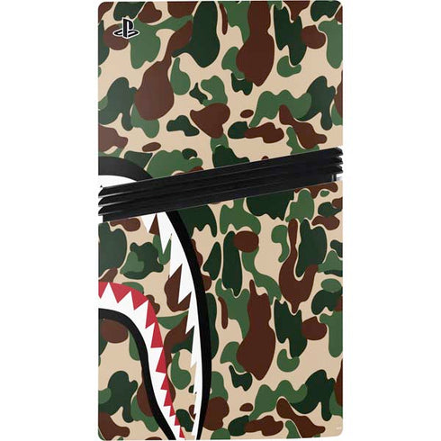 Shark Teeth Street Camo PS5 Pro Console Skin